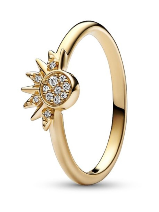 Pandora - Säteilevä aurinkosormus  Celestial Sparkling Sun Ring 162674C01 | Stockmann - photo 3
