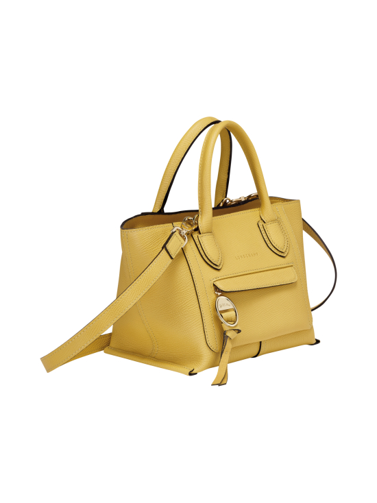 Longchamp - Mailbox Top Handle Bag S - Nahkalaukku - YELLOW - photo 2 Longchamp - Mailbox Top Handle Bag S - Nahkalaukku - YELLOW | Stockmann - photo 2