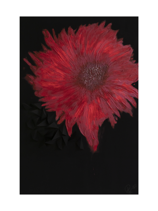 Annika Salmi Art - Flosion 60x90cm Canvas taulu jossa puureliefiä | Stockmann - photo 1