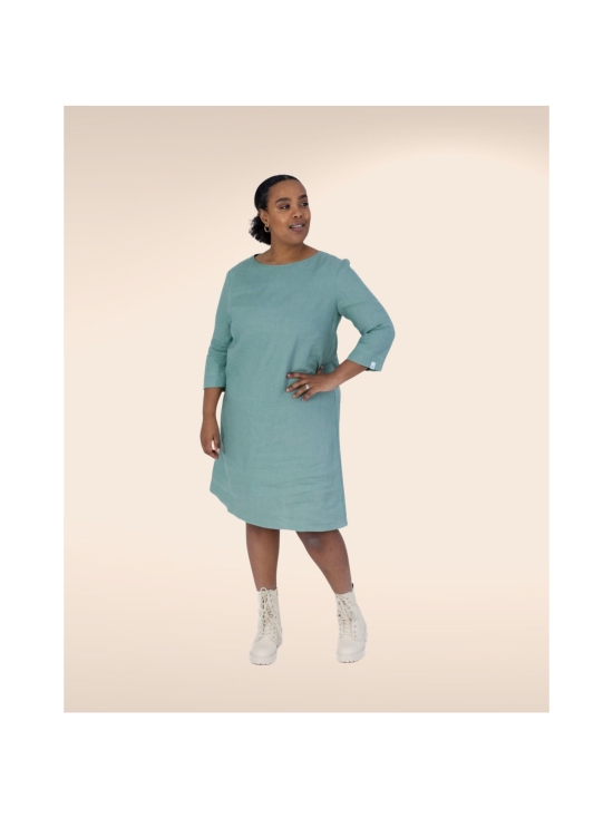 Nakoa - Classic Linen Dress, Desert Sage - DESERT SAGE (VAALEANVIHREÄ) | Stockmann - photo 4