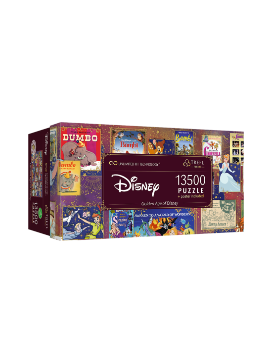 TREFL DISNEY Prime Palapeli Disneyn kultakausi, 13 500 palaa