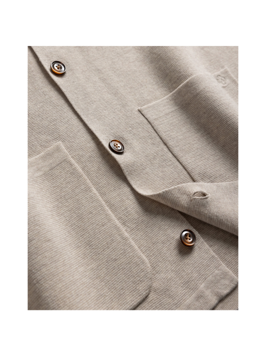 Berkeley - Altino Knitted Overshirt -neuletakki - SAND | Stockmann - photo 5