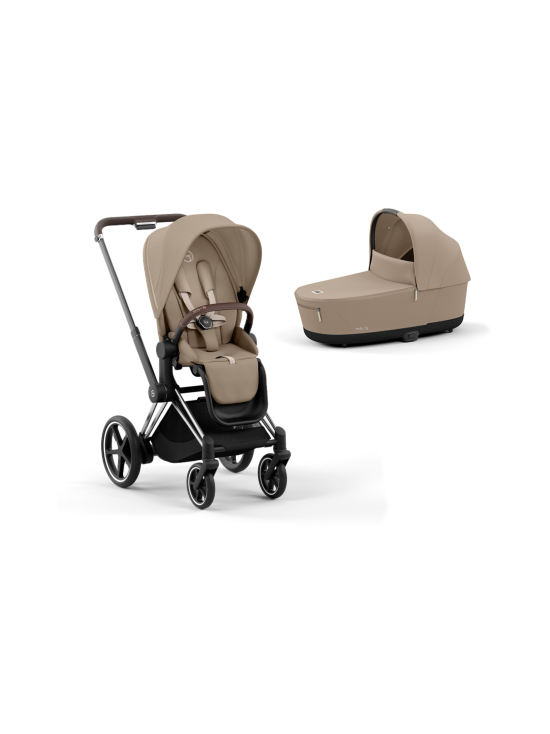CYBEX - Cybex ePriam yhdistelmävaunut (Chrome/Brown) - COZY BEIGE - photo 2 CYBEX - Cybex ePriam yhdistelmävaunut (Chrome/Brown) - COZY BEIGE | Stockmann - photo 2