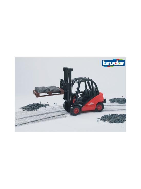 BRUDER - BRUDER Linde H30D -trukki ja 2 lastauslavaa, 1:16 - photo 2 BRUDER - BRUDER Linde H30D -trukki ja 2 lastauslavaa, 1:16 | Stockmann - photo 2