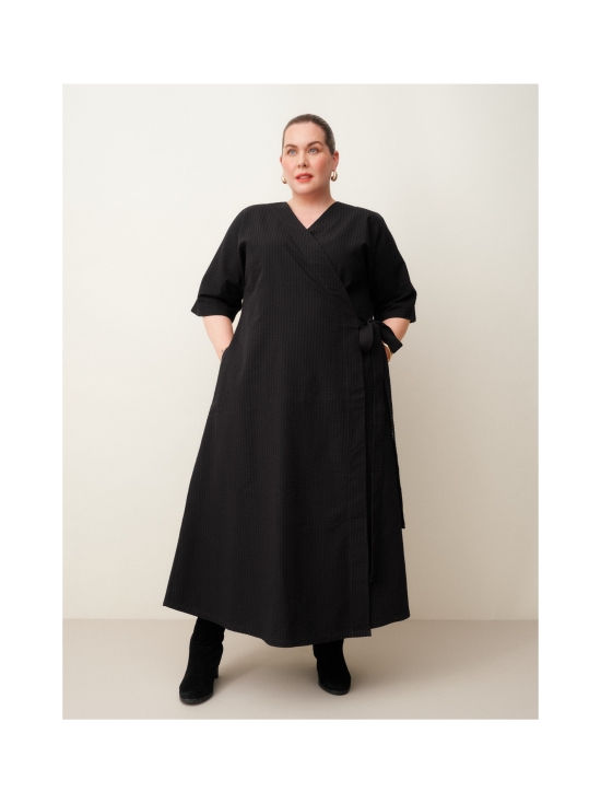 MAINIO - Ava seersucker kietaisumekko, Black - MUSTA | Stockmann - photo 4