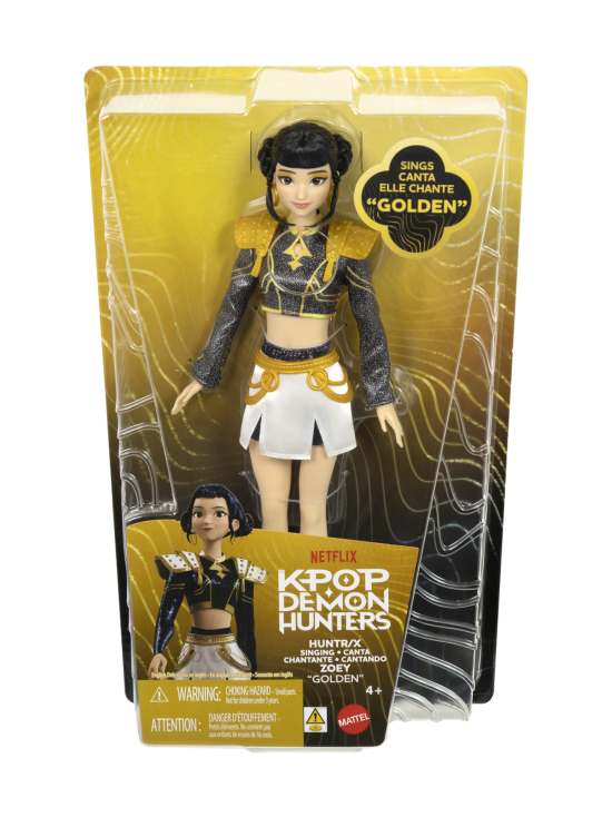 KPOP DEMON HUNTERS - ENNAKKOMYYNTI! KPOP Demon Hunters laulava nukke - Zoey 32 cm | Stockmann - photo 1