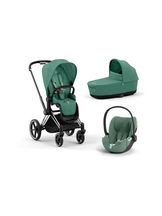 CYBEX - Cybex Priam 4 yhdistelmävaunut ja turvakaukalo (Chrome/Black) - LEAF GREEN - photo 3 CYBEX - Cybex Priam 4 yhdistelmävaunut ja turvakaukalo (Chrome/Black) - LEAF GREEN | Stockmann - photo 3