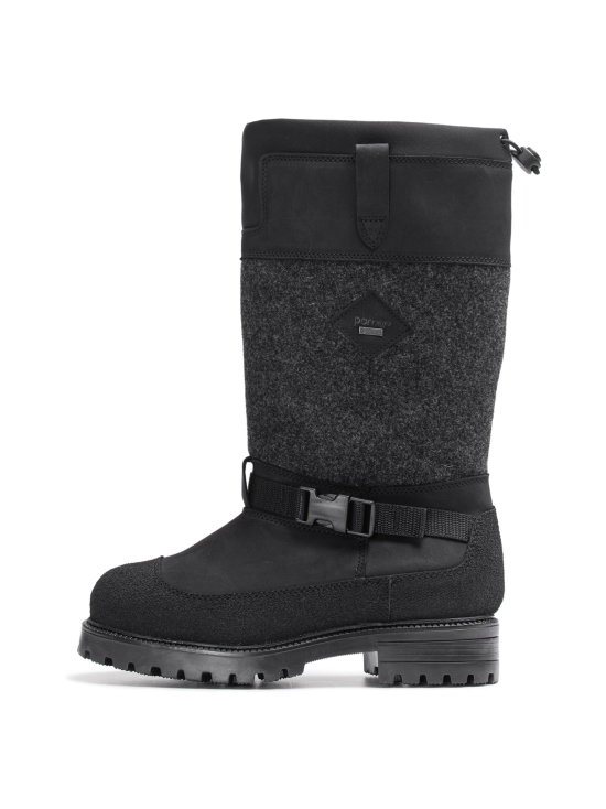Pomar - LOIMU miesten GORE-TEX® huopasaappaat - BLACK WAXY/PU/GRANIT FELT | Stockmann - photo 1