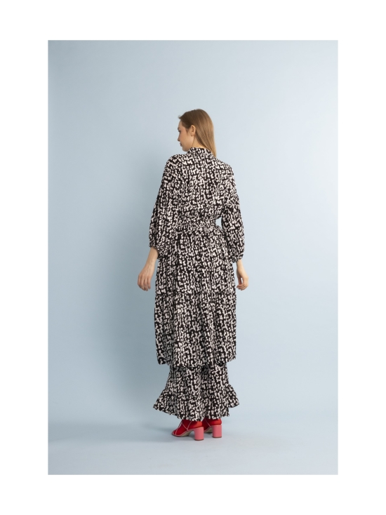 Miia Halmesmaa - FRILLAHOUSUT, MUSTAVALKOINEN - MUSTA/VALKOINEN | Stockmann - photo 7