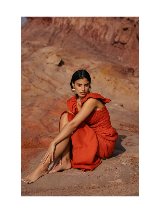 Nakoa - Bianca Dress, Burnt Orange - BURNT ORANGE (MURRETTU ORANSSI) - photo 3 Nakoa - Bianca Dress, Burnt Orange - BURNT ORANGE (MURRETTU ORANSSI) | Stockmann - photo 3