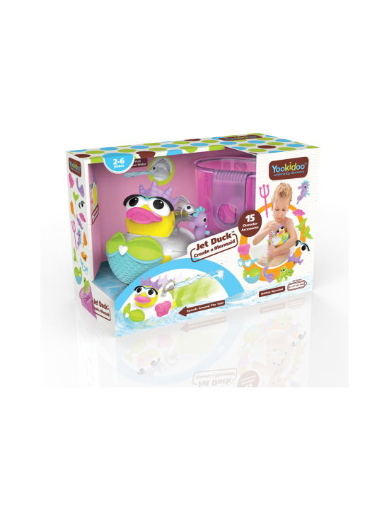 YOOKIDOO Jet Duck -kylpylelu, merenneito