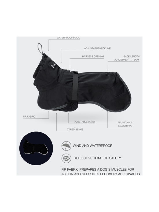 PAIKKA - PAIKKA Recovery Raincoat Lite Black - BLACK - photo 2 PAIKKA - PAIKKA Recovery Raincoat Lite Black - BLACK | Stockmann - photo 2