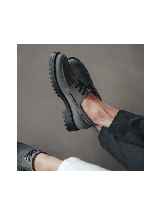 Pomar - SEILORI Zero Waste purjehduskengät - GREY SUEDE | Stockmann - photo 7