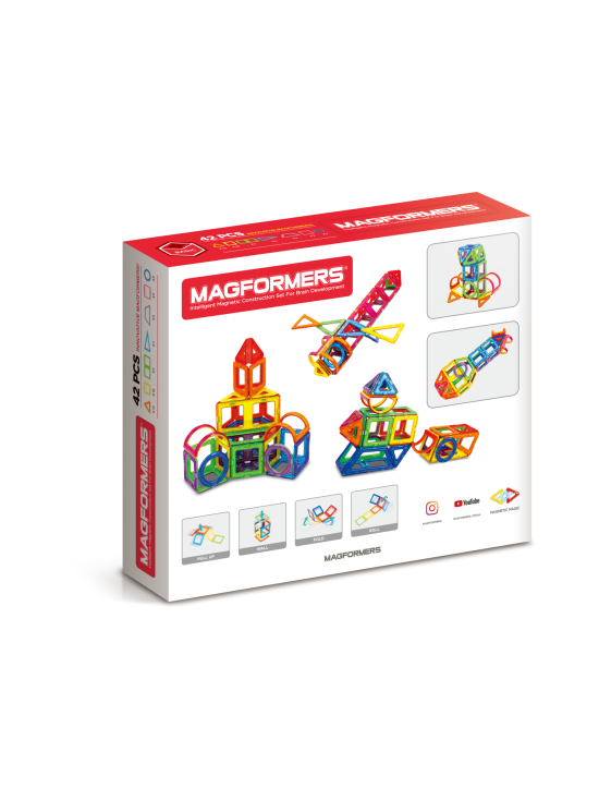 MAGFORMERS - MAGFORMERS Magneettinen rakennussarja Basic, 42 osaa - photo 2 MAGFORMERS - MAGFORMERS Magneettinen rakennussarja Basic, 42 osaa | Stockmann - photo 2