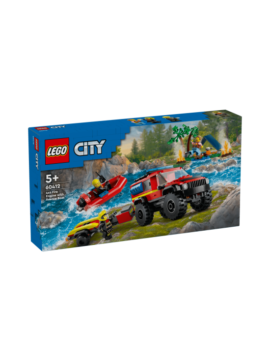 LEGO CITY - LEGO City Nelivetopaloauto ja pelastusvene 60412 - photo 1 LEGO CITY - LEGO City Nelivetopaloauto ja pelastusvene 60412 | Stockmann - photo 1