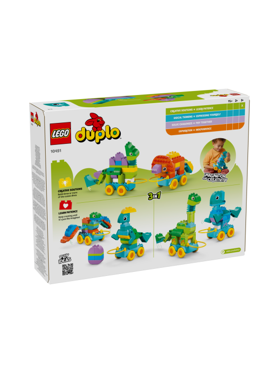 LEGO DUPLO - LEGO DUPLO Town Dinosauruksia pyörien päällä – 3in1-setti 10451 - photo 2 LEGO DUPLO - LEGO DUPLO Town Dinosauruksia pyörien päällä – 3in1-setti 10451 | Stockmann - photo 2
