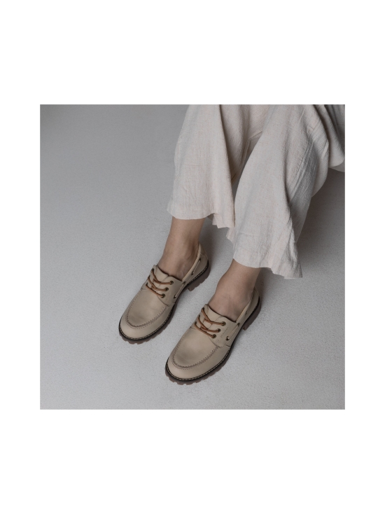 Pomar - RENTUKKA purjehduskengät - BEIGE NAPPA/TAN SOLE | Stockmann - photo 2