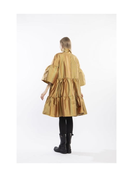 Miia Halmesmaa - LUSH- SILKKIMEKKO RUSETTIKAULUKSELLA, RUUTU KULTA - KULTA | Stockmann - photo 5