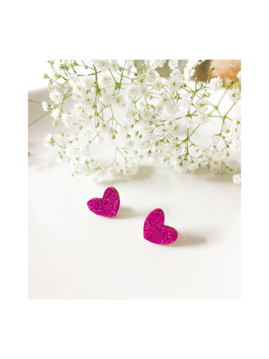 UPEA - Glitter Love, sydän-nappikorvikset, Fuksia - 4 - photo 1 UPEA - Glitter Love, sydän-nappikorvikset, Fuksia - 4 | Stockmann - photo 1