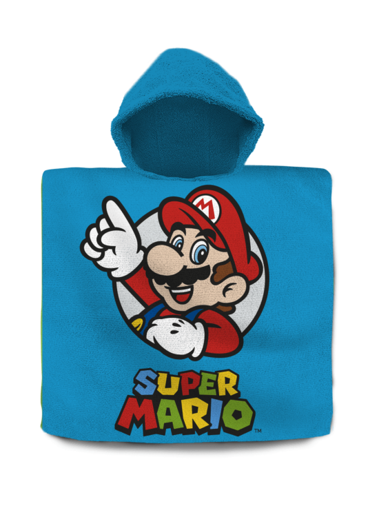 Mario - SUPER MARIO Kylpyponcho, puuvillaa, 60 x 120 cm | Stockmann - photo 1