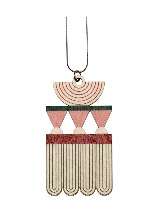 YO ZEN - Art Deco -kaulakoru, printattu koivu - MULTI - photo 1 YO ZEN - Art Deco -kaulakoru, printattu koivu - MULTI | Stockmann - photo 1