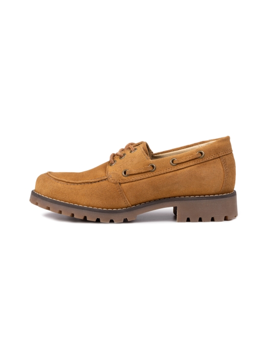 Pomar - RENTUKKA Zero Waste purjehduskengät - CAMEL SUEDE/TAN SOLE | Stockmann - photo 1