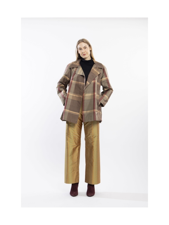 Miia Halmesmaa - SILKKI BLEISERI, RUUTU - BEIGE | Stockmann - photo 5