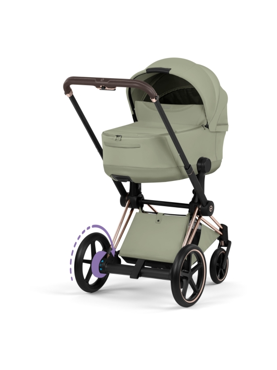 CYBEX - Cybex ePriam Style yhdistelmävaunut (Rosegold) - SAGE GREEN | Stockmann - photo 6