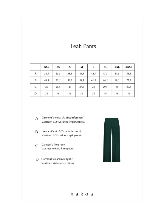 Nakoa - Leah Pants, Emerald - EMERALD (TUMMANVIHREÄ) | Stockmann - photo 2