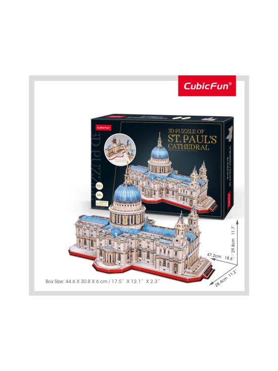 CUBIC FUN - CUBICFUN 3D Palapeli Pyhän Paulin katedraali | Stockmann - photo 2