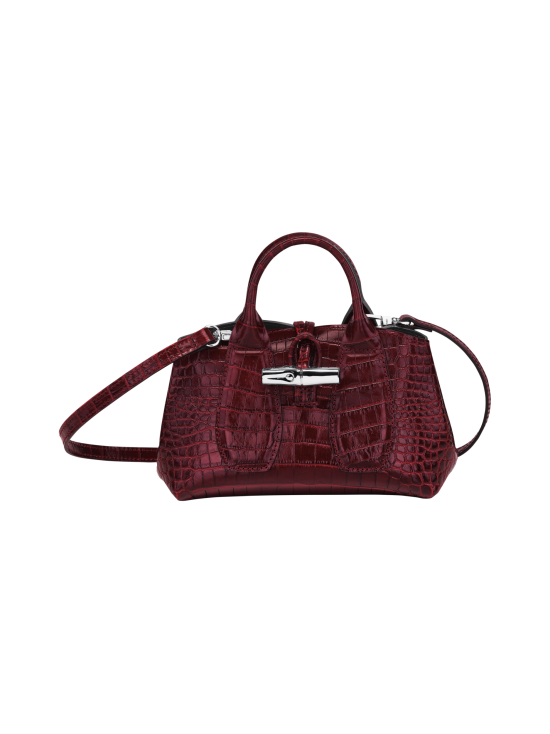 Longchamp - Roseau Croco - Top handle bag XS - Nahkalaukku - BURGUNDY - photo 1 Longchamp - Roseau Croco - Top handle bag XS - Nahkalaukku - BURGUNDY | Stockmann - photo 1