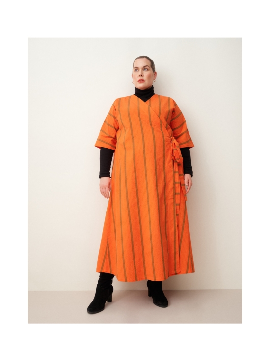 MAINIO - Ava seersucker kietaisumekko, Scarlett - ORANSSI | Stockmann - photo 6