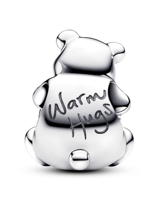 Pandora - Jääkarhu-hela Polar bear sterling silver charm with white lab-created opal and black enamel Sterling silver Enamel Synthetic Opal White 793589C01 | Stockmann - photo 1