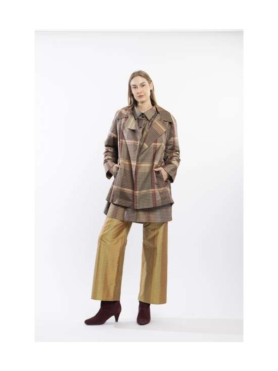 Miia Halmesmaa - SILKKI BLEISERI, RUUTU - BEIGE | Stockmann - photo 2