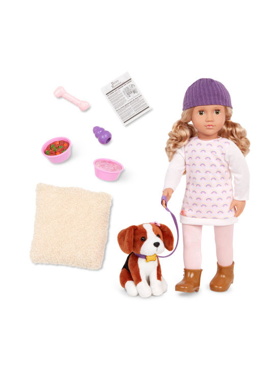 OUR GENERATION - OUR GENERATION Nukke Ember ja beagle, 46 cm - photo 2 OUR GENERATION - OUR GENERATION Nukke Ember ja beagle, 46 cm | Stockmann - photo 2