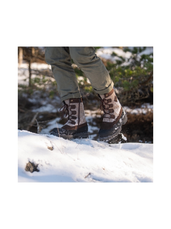 Pomar - KIIRUNA Miesten GORE-TEX huopasaappaat - BARK WAXY/PU/SAND FELT | Stockmann - photo 2