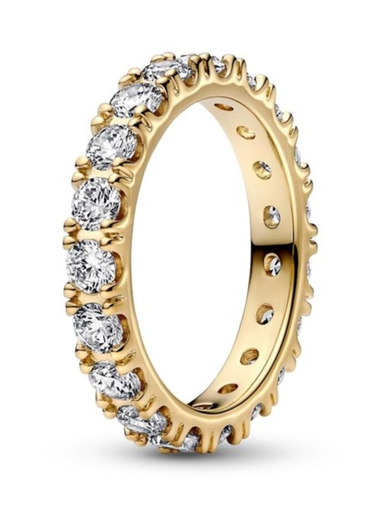 Säihkyvä rivi -sormus Sparkling Row Eternity Ring 160050C01
