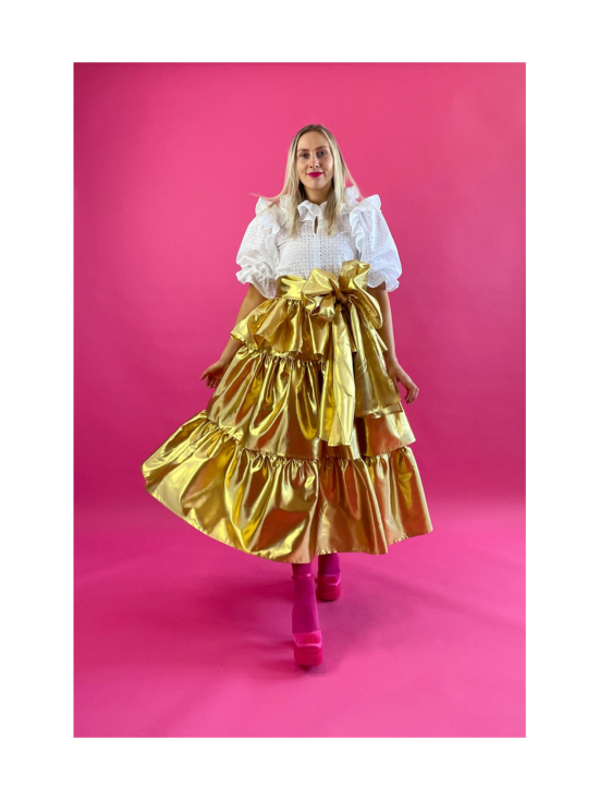 Miia Halmesmaa - LUSH- MIDI HAME, KULTA - KULTA | Stockmann - photo 3