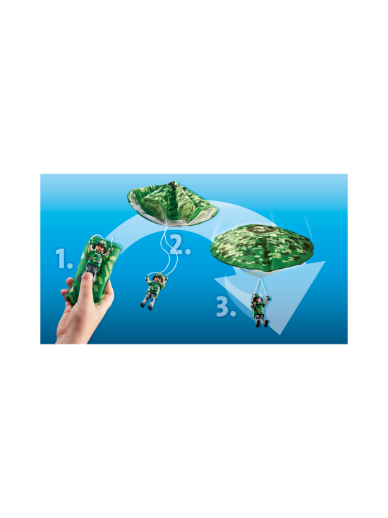 PLAYMOBIL - PLAYMOBIL CITY ACTION Poliisihelikopteri ja rosvo laskuvarjolla 70569 | Stockmann - photo 4