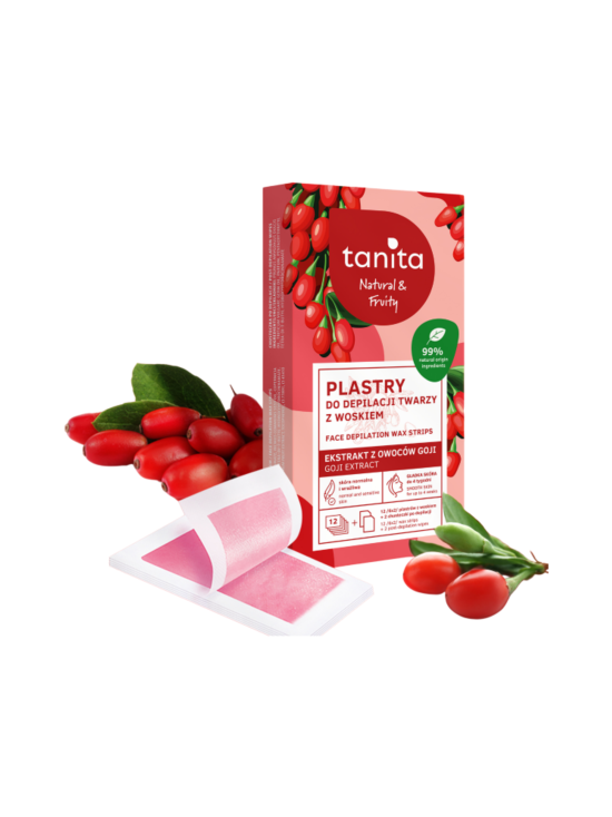 Tanita - Face Depilation Wax Strips Goji Berry -kylmävahaliuskat kasvoille 12kpl - photo 1 Tanita - Face Depilation Wax Strips Goji Berry -kylmävahaliuskat kasvoille 12kpl | Stockmann - photo 1