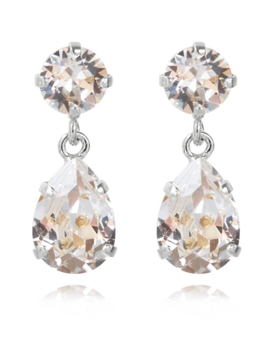 Caroline Svedbom Jewelry - MINI DROP EARRINGS RHODIUM - CRYSTAL | Stockmann - photo 1