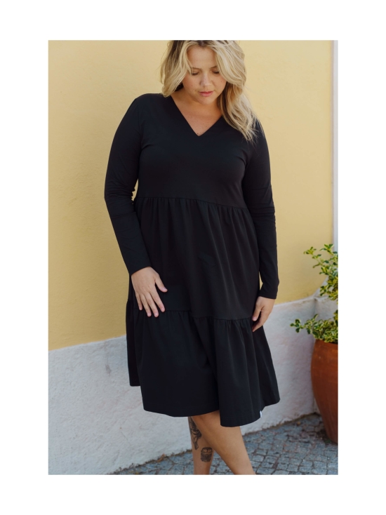 Nakoa - Amélie Dress kerrosmekko, Black - MUSTA | Stockmann - photo 4