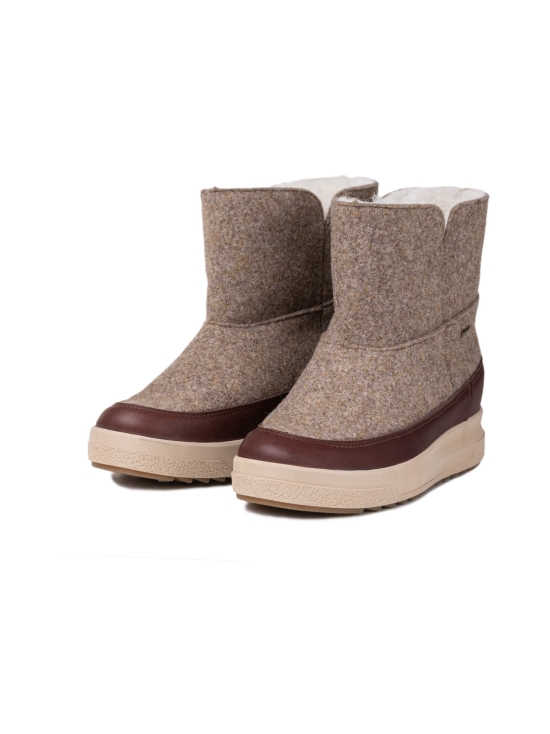 Pomar - NIVA Naisten lämmin GORE-TEX huopakenkä - SAND FELT/VIVIAN BROWN/FUR | Stockmann - photo 2