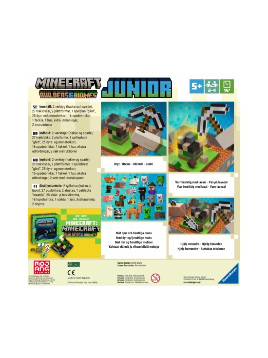 MINECRAFT - RAVENSBURGER Minecraft Junior lautapeli | Stockmann - photo 3