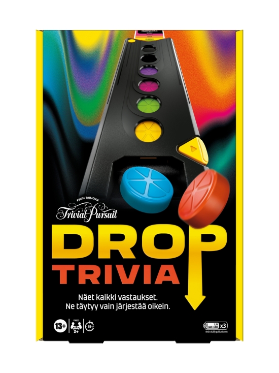 HASBRO GAMING - TRIVIAL PURSUIT Drop Triviapeli (suomenkielinen) - photo 1 HASBRO GAMING - TRIVIAL PURSUIT Drop Triviapeli (suomenkielinen) | Stockmann - photo 1