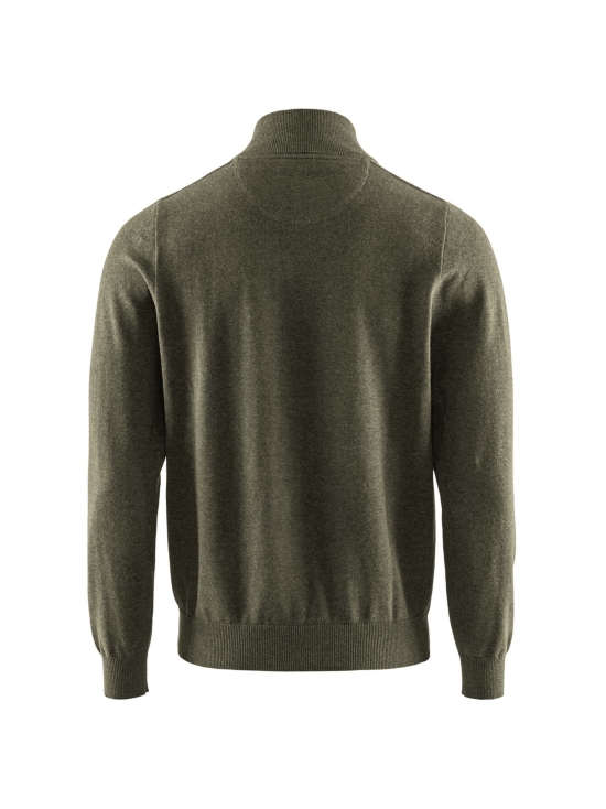 Berkeley - Brockton Halfzip -puuvillaneule - OLIIVINVIHREÄ | Stockmann - photo 3