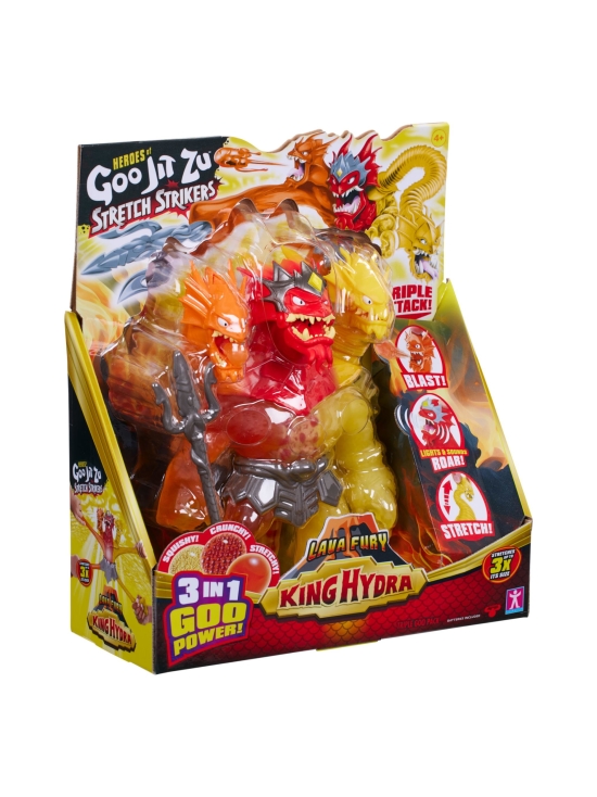 GOO JIT ZU - HEROES OF GOO JIT ZU Hahmo Stretch Strikers King Hydra valoilla ja äänillä, 24 cm - photo 2 GOO JIT ZU - HEROES OF GOO JIT ZU Hahmo Stretch Strikers King Hydra valoilla ja äänillä, 24 cm | Stockmann - photo 2