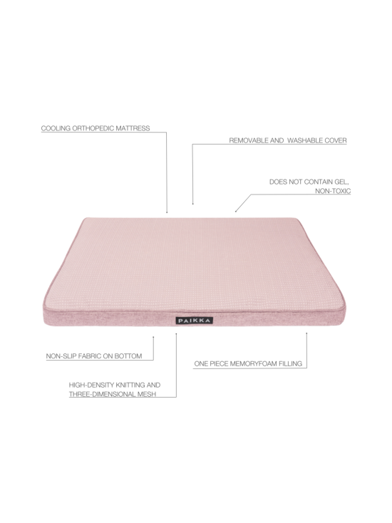 PAIKKA - PAIKKA Cooling Orthopedic Mattress Pink - 4 - photo 2 PAIKKA - PAIKKA Cooling Orthopedic Mattress Pink - 4 | Stockmann - photo 2