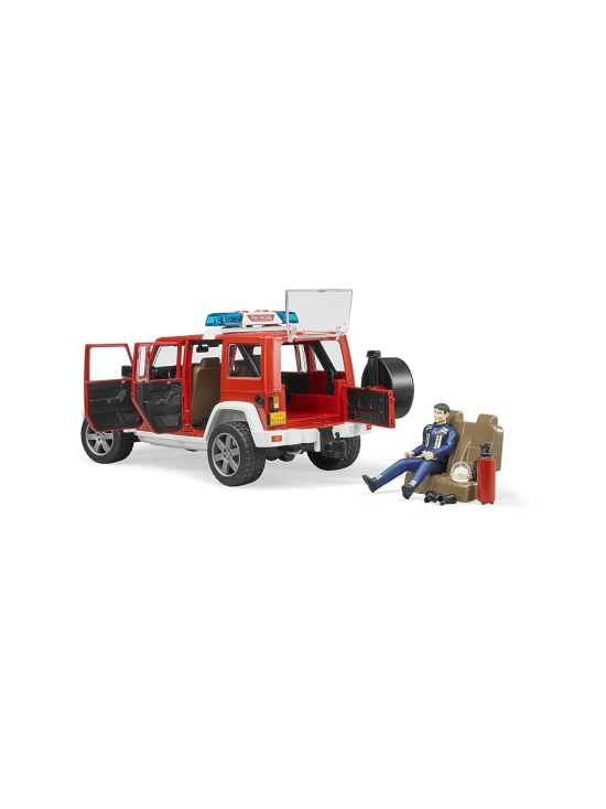 BRUDER - BRUDER Jeep Wrangler -paloauto äänillä ja valoilla sekä palomies, 1:16 | Stockmann - photo 3