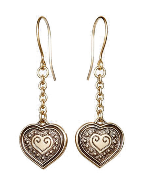 Kalevala - Euran sydän korvakorut pronssi 3610951K | Stockmann - photo 1